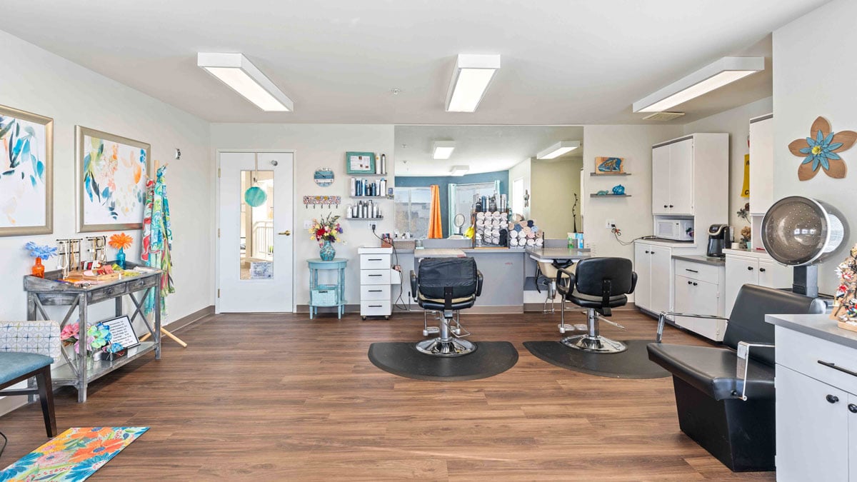 The beauty salon at Stone Lodge